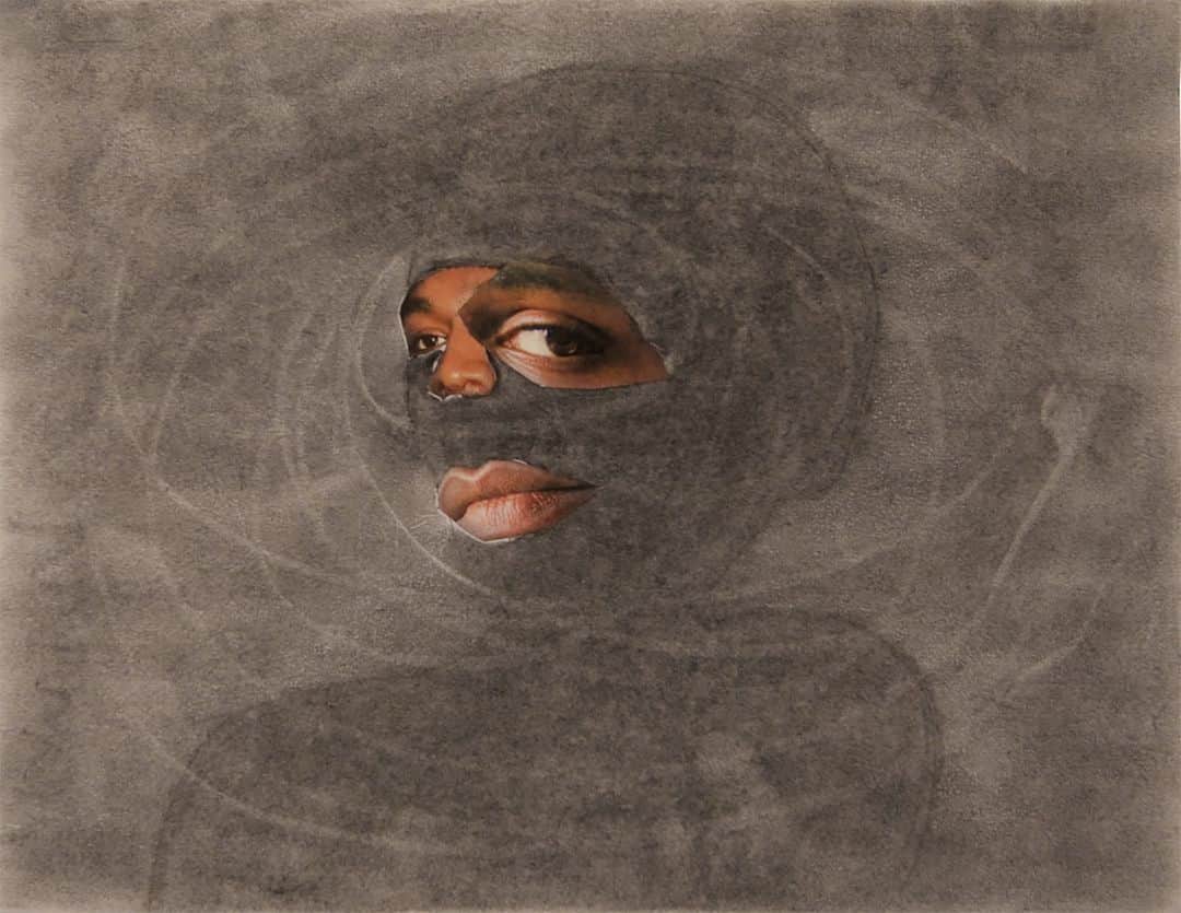 ニューヨーク近代美術館のインスタグラム：「“I entered this project with a deep desire to think about how art serves as practices of belonging and ways of connecting for people who have been rendered 'bad subjects' by the state... How art serves to create new relationships, new ways of imagining togetherness, and also to imagine other ways of understanding and enacting justice.”  In the latest episode of the #MoMAMagazine Podcast, Dr. Nicole R. Fleetwood (@nifleetwood), curator of “Marking Time: Art in the Age of Mass Incarceration” at @momaps1, speaks with artists @halimflowers, Rowan Renee (@brooklyntintype), James Yaya Hough (@hough9459), and Mary Enoch Elizabeth Baxter (@isisthasaviour).  Their conversations explore the relationship between art and freedom, the failures of the American carceral system, and their perspectives on prison abolition and how empathetic justice might be achieved.  Listen at the link in our bio, and on MoMA PS1's new multimedia guide on the Bloomberg Connects app. Download at mo.ma/ps1guide. --- [Tameca Cole. “Locked in a Dark Calm.” 2016. Collage and graphite on paper. Collection Ellen Driscoll]」