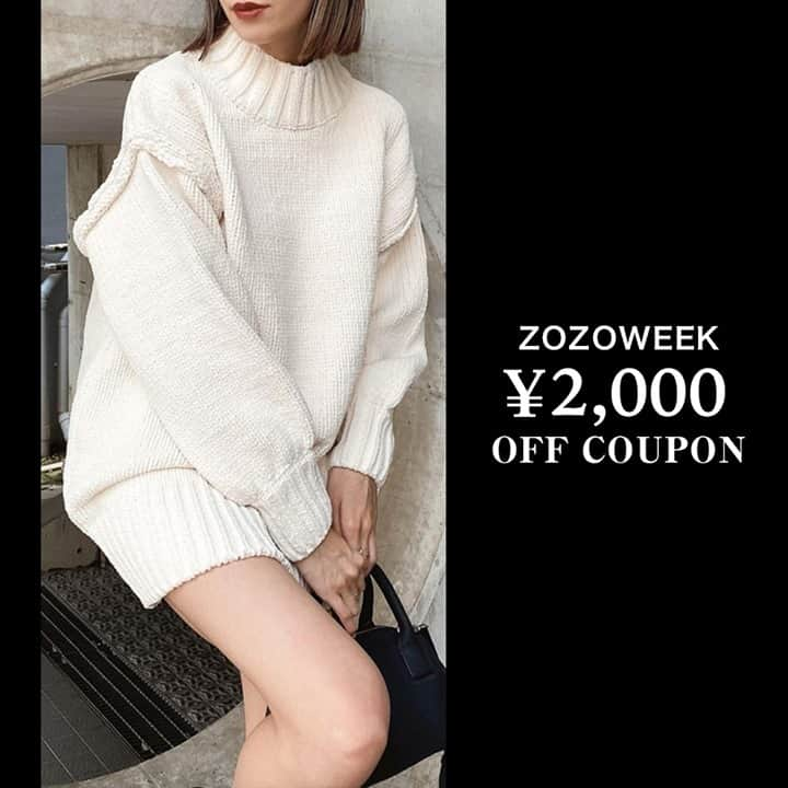 EMODAさんのインスタグラム写真 - (EMODAInstagram)「ㅤㅤㅤ ＼＼ZOZOTOWN￥2,000OFF COUPON❤／／ ㅤㅤㅤ  #モールハイネックボックスワンピース (WHT,BLK,KHK,BLU) 本日クーポンご利用でㅤㅤㅤ ￥7,990(tax'in)→【￥5,990(tax'in)】  その他アイテムも本日なら2,000円OFFに‼ ㅤㅤㅤ #ZOZOTOWN 限定のお得な1日🎉  この機会をお見逃しなく🙌  期間🕛：11/19(THU) 0:00～23:59  ㅤㅤㅤ TOPのURLからチェック✔ ㅤㅤㅤ #EMODA」11月19日 12時00分 - emoda_official