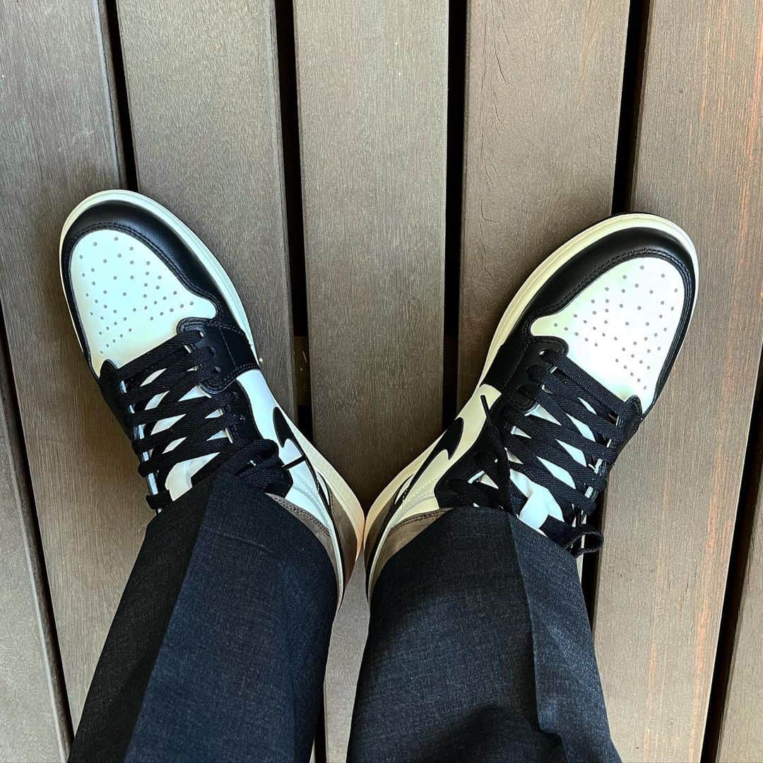 Hirofumi Kiyonagaのインスタグラム：「#aj1darkmocha  @jumpman23」