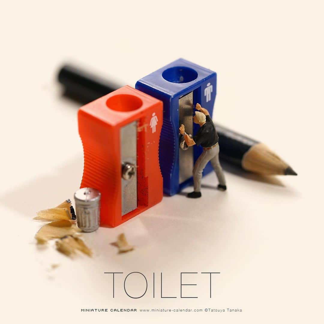 田中達也さんのインスタグラム写真 - (田中達也Instagram)「⠀ Toilet Selection🚽 #世界トイレの日 ということでトイレをテーマにした作品を集めました。 #WorldToiletDay ⠀」11月19日 13時04分 - tanaka_tatsuya