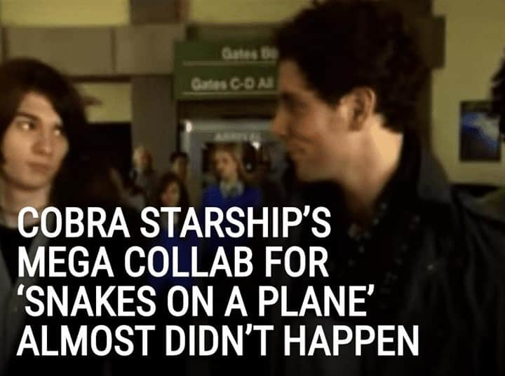 Alternative Pressさんのインスタグラム写真 - (Alternative PressInstagram)「It took more than just Samuel L. Jackson to convince ⁠ @GabrielSaporta to do @cobrastarship’s 2006 mega collab “Bring It (Snakes On A Plane)”⁠ LINK IN BIO⁠ .⁠ .⁠ .⁠ #snakesonaplane #samuelljackson #gabesaporta #gabrielsaporta #cobrastarship #bringitsnakesonaplane #altpress #alternativepress」11月19日 13時01分 - altpress