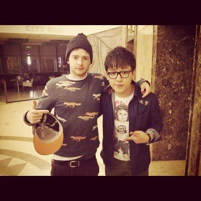 FATKINGのインスタグラム：「™️ #TBT #2012 BIG BIG Happy birthday to @reepsone the great. The guy who inspired me always not only in beatbox, but also influencing my career, my life and how to become a better person - my mentor, my great friend, my hero.  #YesIWasOnceSlim #TheMostFrequentGuestInHongKong #IThinkYouBeatDharni」