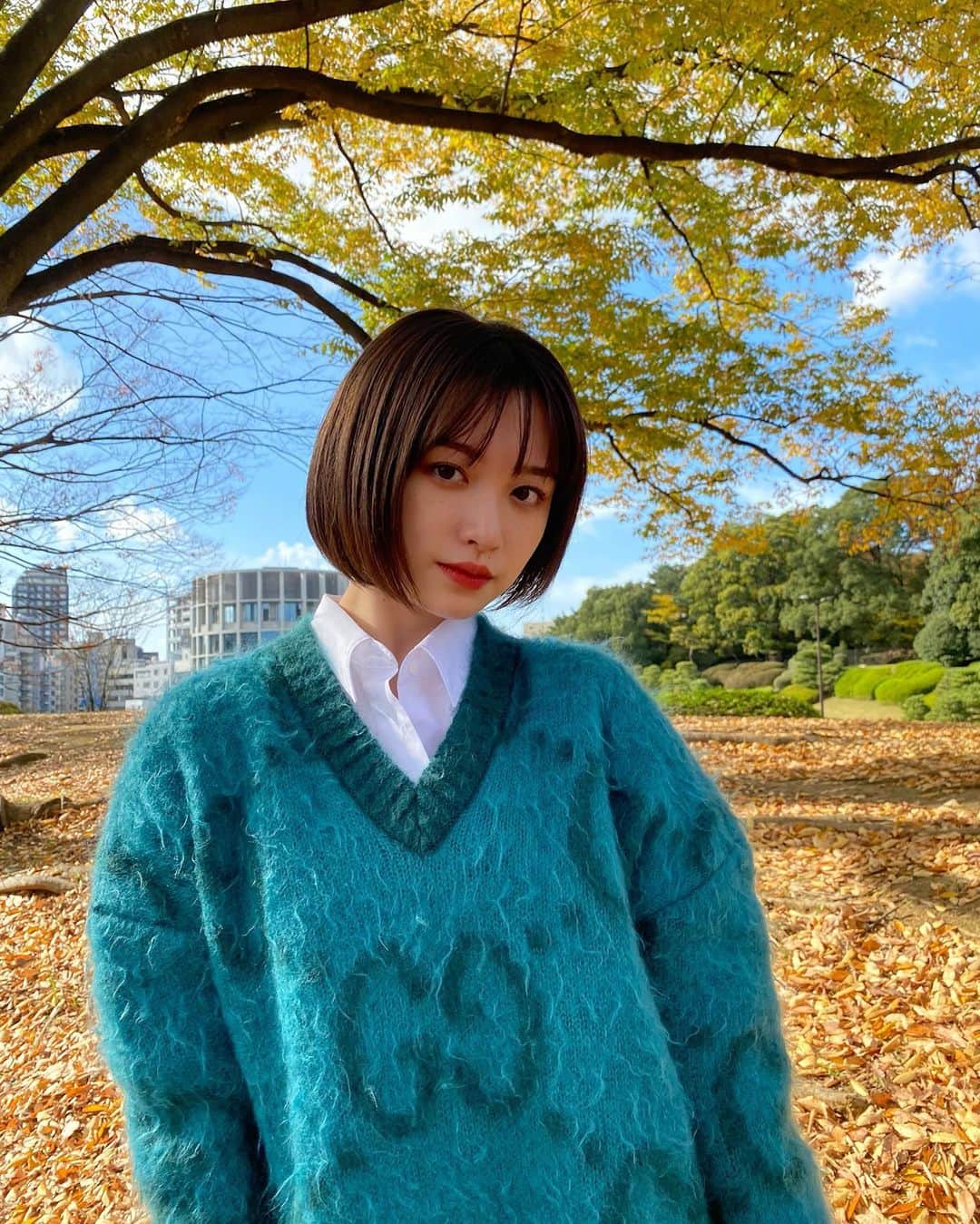 のインスタグラム：「秋感じました #ハッシュタグ  #でお話し  #するやつ  #してみたかった」