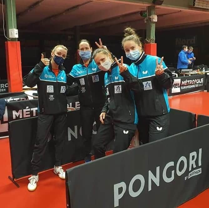 DE NUTTE Sarahさんのインスタグラム写真 - (DE NUTTE SarahInstagram)「3:1 victory for us against Lille yesterday 💪🏼 . Unfortunately I didn't play well this time but I'm happy my teammates saved us afterwards 😎 . Next match is on sunday at home against Grand-Quevilly 🏓」11月20日 2時34分 - sarahdenutte