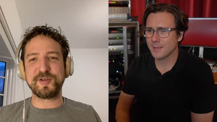 Jimmy Eat Worldのインスタグラム：「Frank Turner virtually drops by to chat music, music making. As well as some teary eyed nostalgia for driving the band van over crack vials in the alley behind the club. @frankturner」