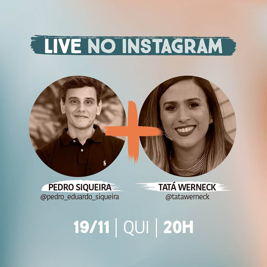 Tata Werneckさんのインスタグラム写真 - (Tata WerneckInstagram)「Amores :) Hoje farei uma live com o querido e mto especial @pedro_eduardo_siqueira as 20 horas falando sobre fé. Ele é da religião Católica e tem um trabalho incrível com o Rosário :)」11月20日 1時08分 - tatawerneck