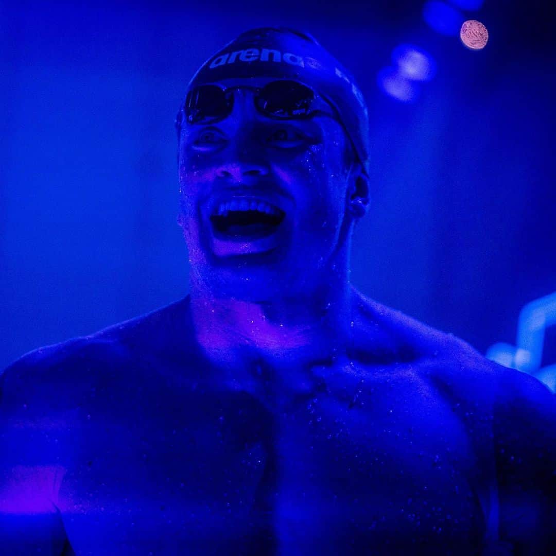 アダム・ピーティのインスタグラム：「Big @iswimleague final this weekend, one more for the roar ⚡️⚡️⚡️」