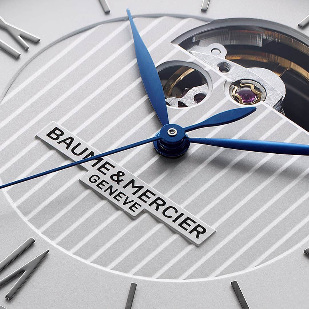 ボーンメルシーのインスタグラム：「Go Blued Steel Hands or go home.  -- Classima 10524 Automatic, 42mm, dark brown alligator strap, stainless steel case, 5ATM water resistance.  --⁣ #baumeetmercier  #Classima #Watches  #Watchdesigner  #Swissmade  #Watchmaking  #innovation  #design  #materials  #leather  #luxury4you」