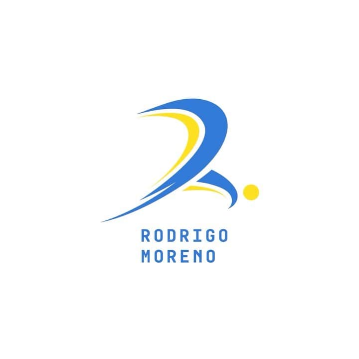ロドリゴ・モレノ・マチャドのインスタグラム：「Os presento mi nuevo logo! Espero que os guste 😃  RM」