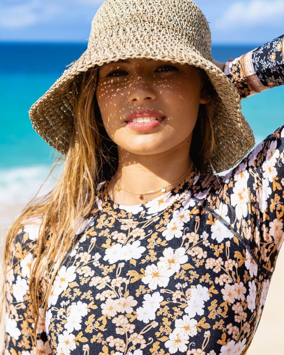 Rip Curl Australiaさんのインスタグラム写真 - (Rip Curl AustraliaInstagram)「Where function meets fashion 🌸  The Marigold Surf Suit and Crotchet Bucket Hat have your summer look sorted ladies.」11月19日 18時35分 - ripcurl_aus