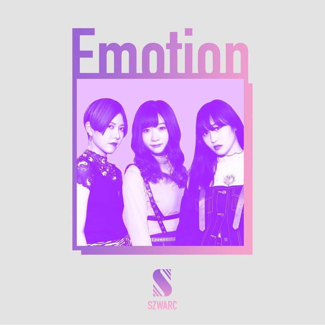 のインスタグラム：「❤︎  #SZWARC  1st Digital single🎧 『Emotion』  昨日から各配信サイトから リリースされました❣️  私たちのデビュー曲❤︎  どうだった？☺️  SZWARCに入ってラップとか 新しい音楽に触れて、難しくも 楽しく頑張ってます！ 新しい自分に出会える気がする🍥  ラップが出来なすぎて今も悪戦苦闘中 たまに下手な自分にぴえんになるけど😭（笑）  SZWARCではかっこいいYURIを みんなに魅せていきたい。  やるしかない🔥  SZWARCで２人とこれからも 沢山成長していくぞ🔥  見ててください☺️❤︎  ‼️‼️‼️今夜20:00‼️‼️‼️  EmotionのMV解禁✨✨✨ 絶対見てね！！！ 楽しみだなぁ😍ドキドキアセアセ  YouTubeでTAPESTOKのチャンネル 登録して待っててね❤︎」