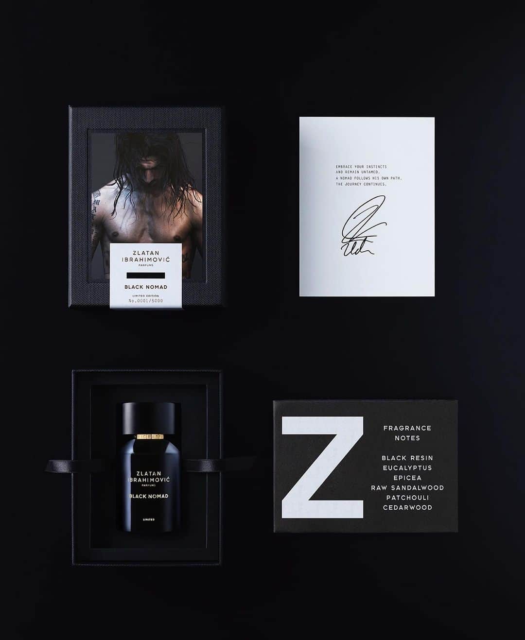 Zlatan Ibrahimović Parfumsさんのインスタグラム写真 - (Zlatan Ibrahimović ParfumsInstagram)「BLACK NOMAD - Craftsmanship and tactility inside and out, from the box and the bottle to the scent on the skin. Limited edition in its own exclusive numbered box. BLACK NOMAD is intense and complex, a dominant fragrance that takes charge and stirs up emotions.  Explore more through link in bio.」11月19日 19時15分 - zlatanibrahimovicparfums