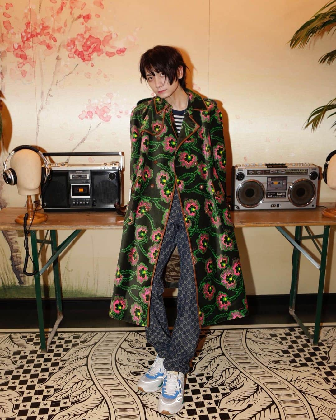 吉井添のインスタグラム：「渋谷パルコ1周年でGUCCI招待していただきました！楽しかったです！ #GucciShibuyaParco #waltznakameguro」