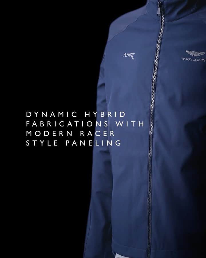 ハケットのインスタグラム：「High performance and impeccable style featured in our Aston Martin panel jacket.  #STAYHackett」