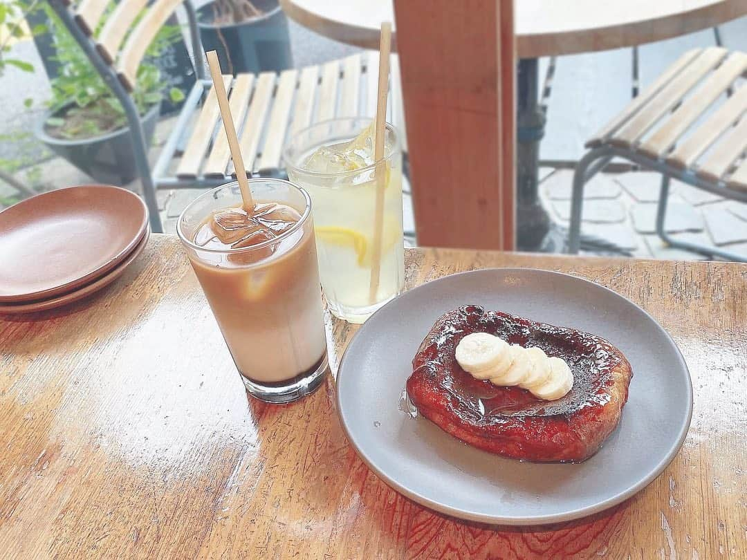 音嶋莉沙さんのインスタグラム写真 - (音嶋莉沙Instagram)「前にしょこ久しぶりにご飯に行った🍽﻿ フレンチトースト大好き♡﻿ ﻿ ﻿」11月19日 20時57分 - otoshima_risa