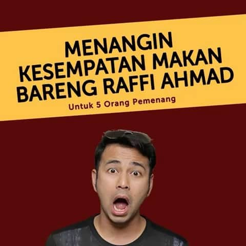 Raffi Ahmadのインスタグラム