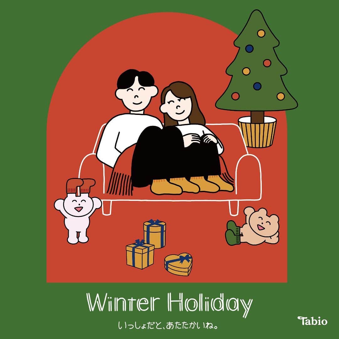 靴下屋公式アカウント（tabio）さんのインスタグラム写真 - (靴下屋公式アカウント（tabio）Instagram)「. “Winter Holiday” いっしょだと、あたたかいね。 . クリスマスに靴下を贈ろう . 大切なあの人や、 お世話になったあの人へ。 クリスマスにTabioの靴下を贈ってみませんか？ . イラストレーター わかるさん @wakarana_i2 の かわいいオリジナルイラストの Tabioアプリ会員様へのスペシャルプレゼントも、 ぜひチェックしてくださいね！ . https://tabio.com/jp/christmas/  @tabio.jp プロフィールより Tabio公式オンラインストアを 今すぐチェック！ . . @wakarana_i2  #tabio #tabio_official #tabiosocks #20aw #2020aw #socks #sockstagram #sockstyle #socksoftheday #ソックス #ソックスコーデ #ootd #fashion #instafashion #足元くら部 #足元コーデ #今日の足元 #legfashion #レッグファッション #winterholiday #いっしょだとあたたかいね #靴下 #靴下コーデ #くつした #おうち時間 #stayhome」11月19日 21時51分 - tabio.jp