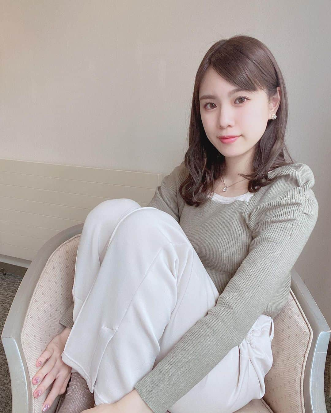 夢咲りりあさんのインスタグラム写真 - (夢咲りりあInstagram)「୨୧ ピスタチオカラーのお洋服気に入った( ･ᴗ･ ) #ピスタチオカラー #こーで #コーディネート #ファッション」11月19日 22時07分 - yumesakiriria12