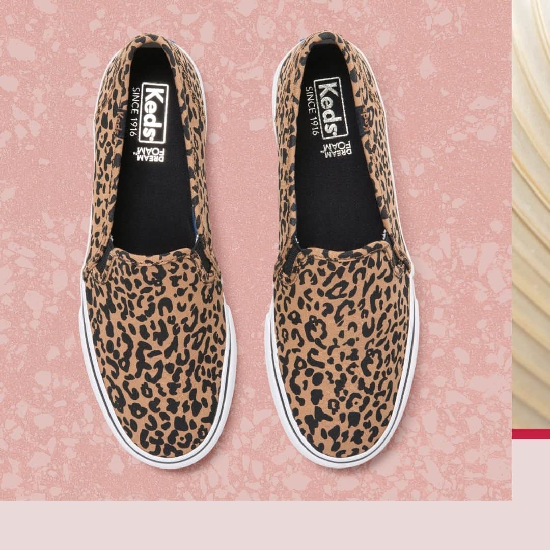 Kedsのインスタグラム：「A untraditional neutral for untraditional celebrations. Tap to shop the Double Decker in cheetah print.」