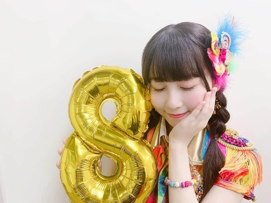 井上瑠夏のインスタグラム：「♩‪𓂃 𓈒𓏸◌‬‪♩𓂃 𓈒𓏸◌‬﻿ ﻿ ﻿ ﻿ SKE48 8期生でオーディションに合格して、﻿ お披露目デビューしてから﻿ 今日で4年が経ちました🎶﻿ ﻿ ﻿ ずっと憧れていたアイドルになって﻿ SKE48に入って夢を叶えて﻿ ステージの上で歌って踊ることが﻿ 心から楽しいです✨﻿ ﻿ ﻿ そして﻿ 応援してくださる皆さんに﻿ 出会えてほんっとうに幸せです☺️﻿ ﻿ ﻿ これからも、﻿ よろしくおねがいします𓂃 𓈒𓏸◌‬﻿ ﻿ ずっと好きでいてね🌷﻿ ﻿ 大好き〜！☺️🤍﻿ ﻿ ﻿ ﻿ #SKE48﻿ #井上瑠夏」