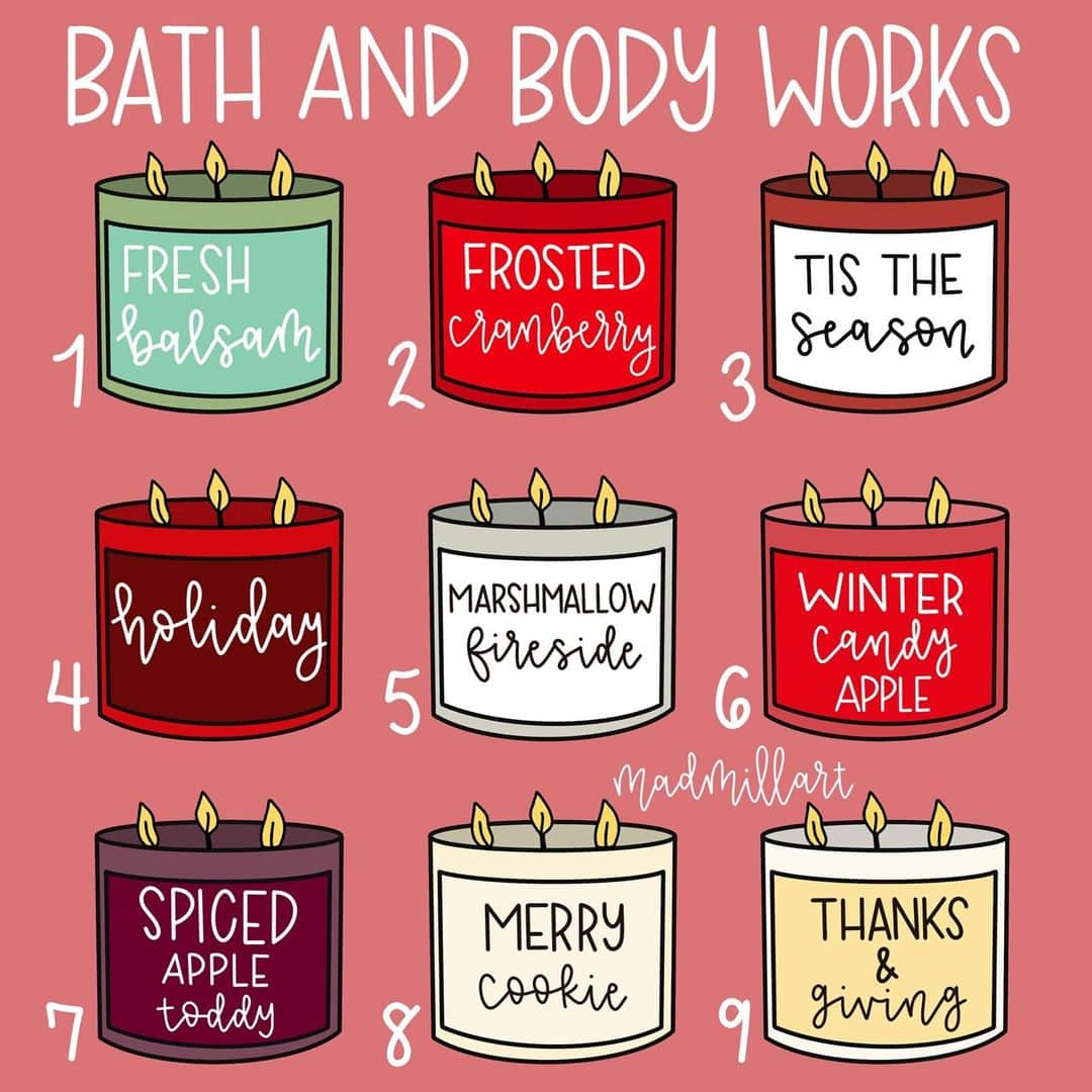 Bath & Body Worksさんのインスタグラム写真 - (Bath & Body WorksInstagram)「Pick a number from 1️⃣ to 9️⃣ & comment to tell us which Candle you’re lighting for your Thanksgiving celebration!」11月20日 0時00分 - bathandbodyworks