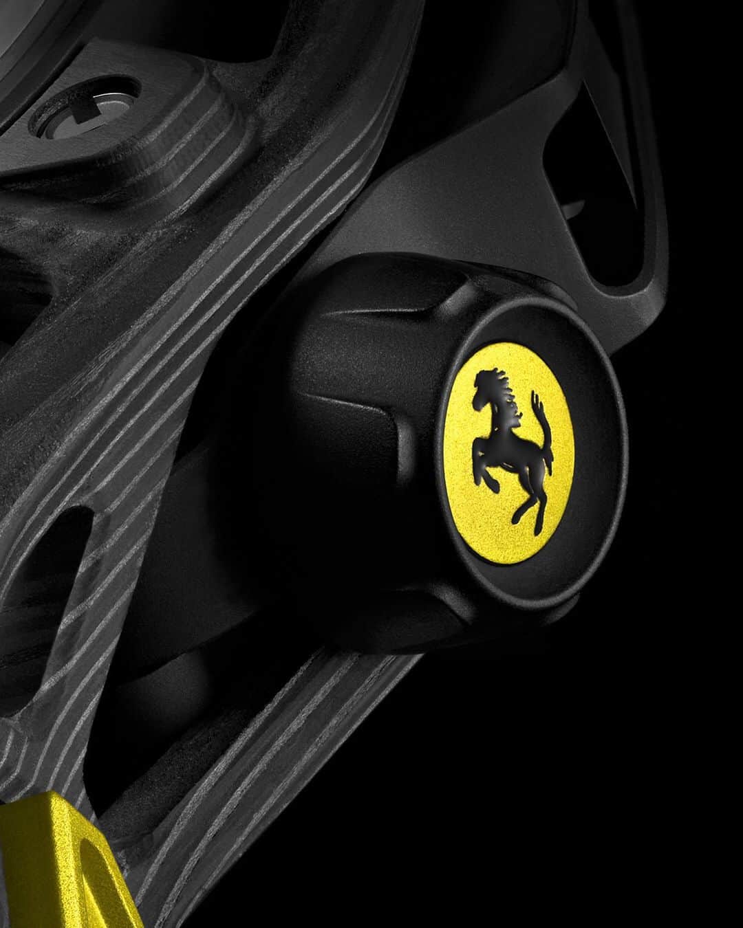 ウブロさんのインスタグラム写真 - (ウブロInstagram)「Take a closer look at our #Techframe Ferrari Tourbillon Chronograph Carbon yellow. The best of both worlds in a most unexpected execution! #HublotFerrari」11月20日 0時03分 - hublot