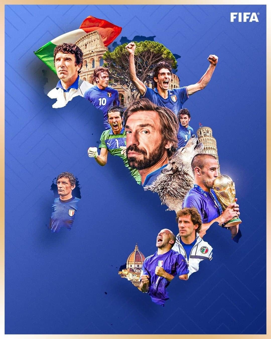 FIFAワールドカップさんのインスタグラム写真 - (FIFAワールドカップInstagram)「🇮🇹 Gli eroi del calcio 🤩  Some of the #WorldCup’s most iconic moments have been played out in Azzurri blue 💙」11月20日 0時10分 - fifaworldcup