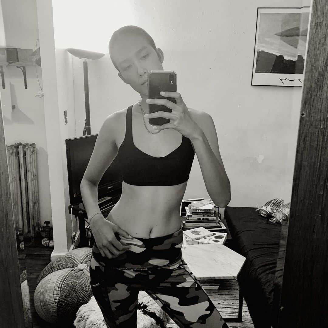 金原杏奈のインスタグラム：「🐼 ・ ・ #workout #gym #training  #筋トレ #ジム #トレーニング」