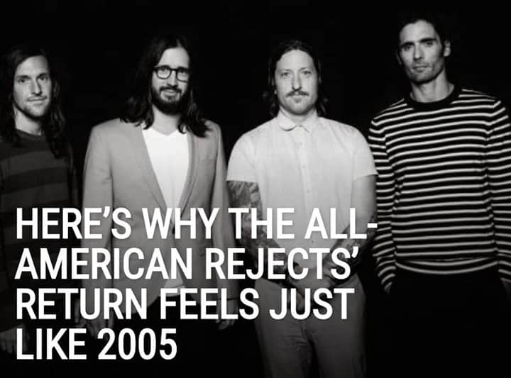 のインスタグラム：「PREMIERE: Nickolas Wheeler of the All-American Rejects (@therejects) discusses the band’s new single, “Me Vs. The World” and explains how he’s personally celebrating 15 years of their double-platinum album 'Move Along'⁠ LINK IN BIO⁠ .⁠ .⁠ .⁠ #theallamericanrejects #allamericanrejects #therejects #aar #nickolaswheeler #mevstheworld #movealong #altpress #alternativepress」