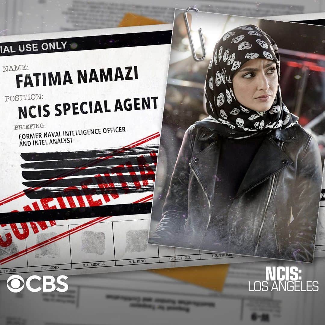 のインスタグラム：「Talented and brilliant. But you already knew that about Fatima. #NCISLA」