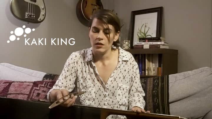 カーキ・キングのインスタグラム：「Pick up a passerelle bridge for you or the guitar player in your world. It's the perfect object d'art stocking stuffer that doubles as a brand new instrument.  Available at my merch store with the link in my bio. Use code Kaki20 for 20% off!」