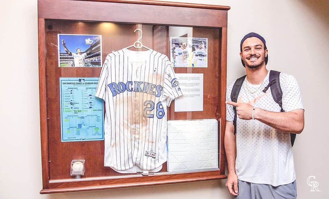 コロラド・ロッキーズのインスタグラム：「Nolan’s Walk-Off Cycle. Rockies Classics. Full game cut-down at YouTube.com/Rockies 👀」