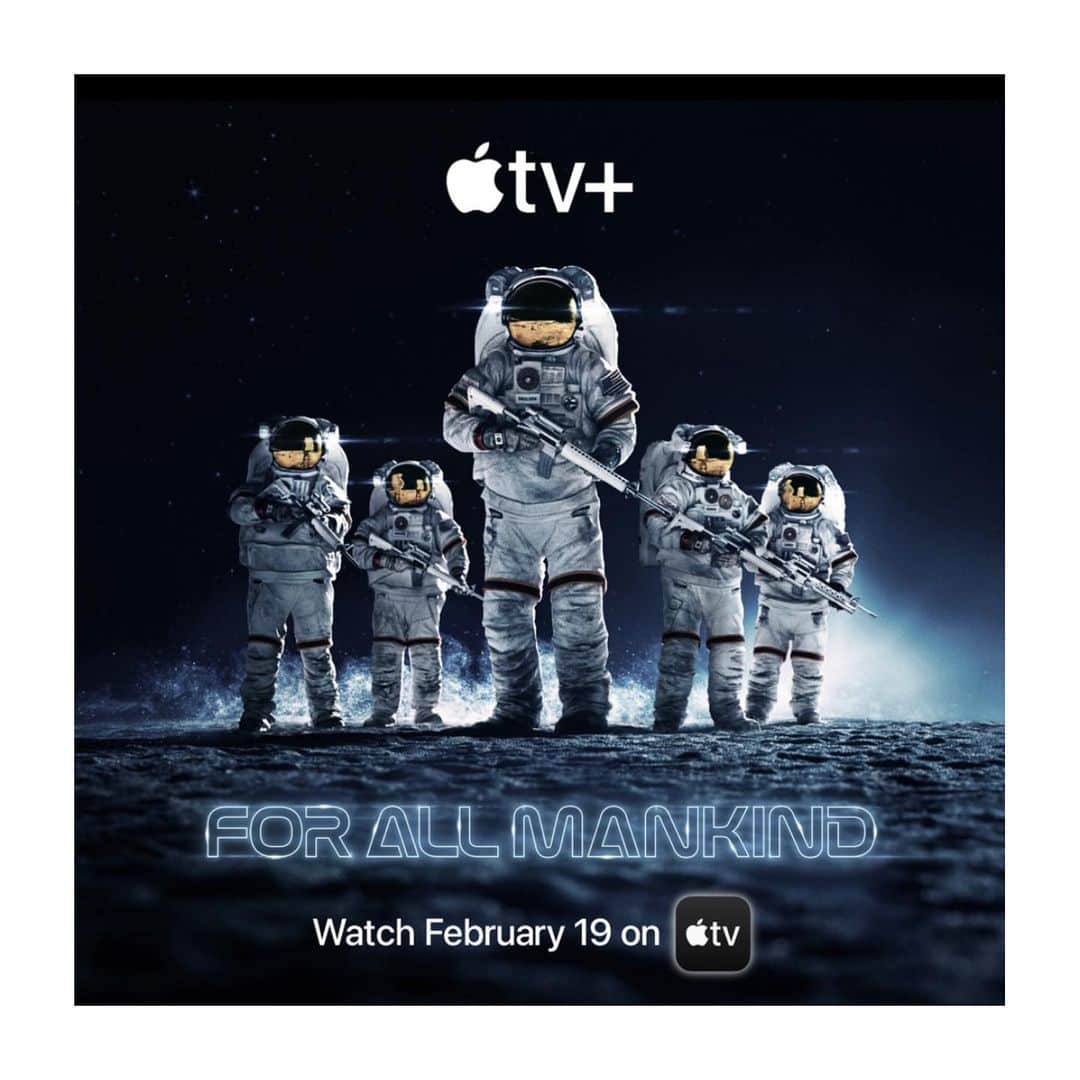 のインスタグラム：「2021 looks out of this world 🌎 🌙 Season 2 coming February 19. Watch @ForAllMankind_ on the @AppleTV app with an Apple TV+ subscription!!」