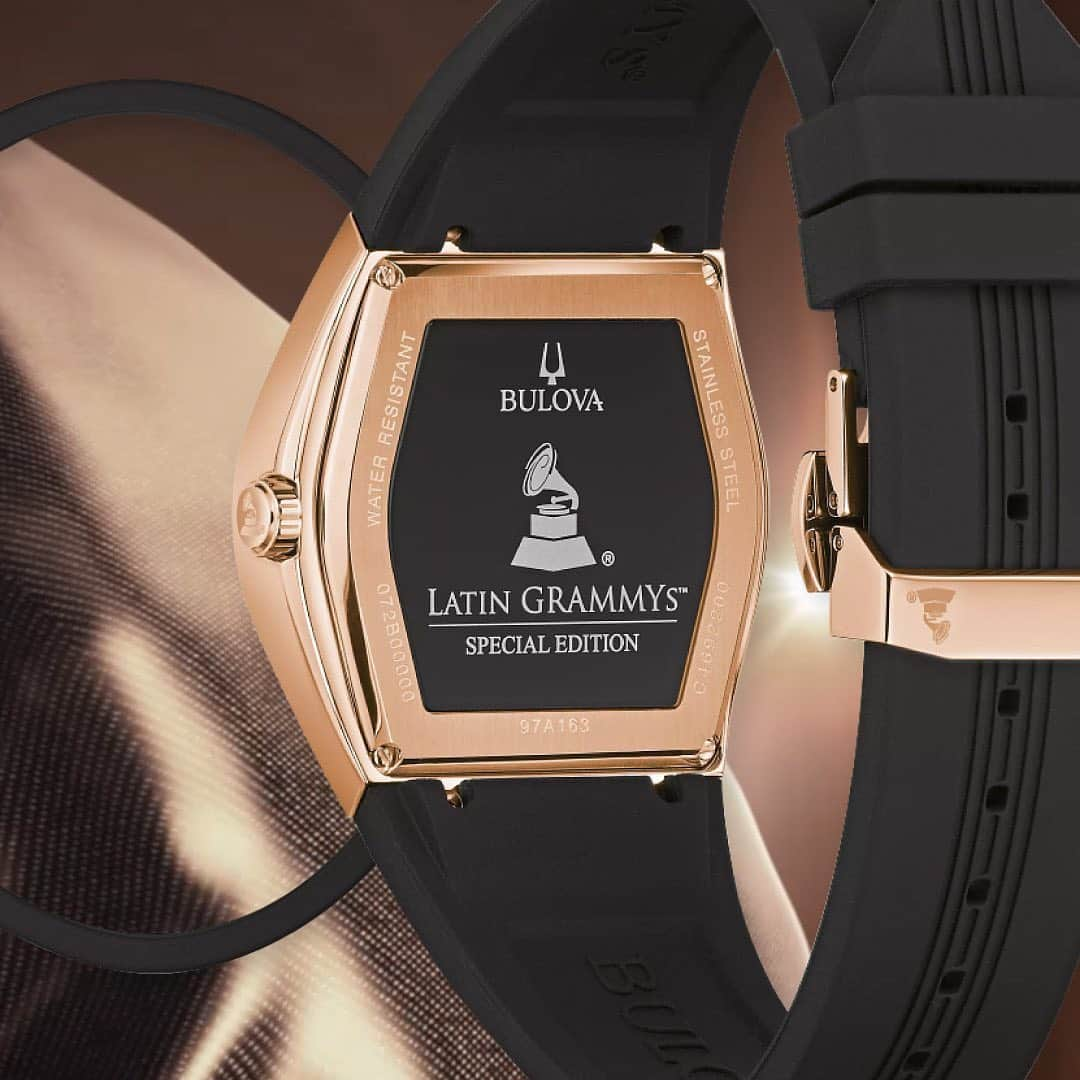 ブローバさんのインスタグラム写真 - (ブローバInstagram)「Tonight’s the night! Bulova is the official timepiece of the @LatinGRAMMYs, airing at 8PM EST on Univision and reimagined with live international performances for the first time. To celebrate another year of this partnership, Bulova is proud to unveil a new watch called the Latin GRAMMY® Gemini with a curved tonneau design featuring the iconic gramophone on the strap and case back. #Bulova #LatinGRAMMY — ⏱: 97A163 MSRP: $495.00 USD CASE: ø 40.5 mm — ⏱: 97L163 MSRP: $495.00 USD CASE: ø 30.5 mm」11月20日 4時37分 - bulova