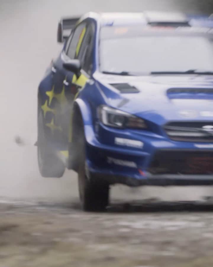 のインスタグラム：「These guys did not slow down. Enjoy the @olympusrally highlight reel! 📼@travispastrana @brandonsemenuk   🎥 @formulaphoto @bowesmediainc #SubaruRally」