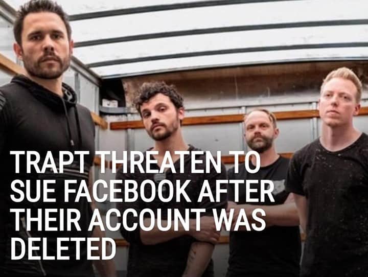 のインスタグラム：「@Facebook deleted @TRAPTOFFICIAL's account over this controversial post and now they are threatening to sue ⁠ LINK IN BIO⁠ .⁠ .⁠ .⁠ #trapt #traptofficial #facebook #altpress #alternativepress」