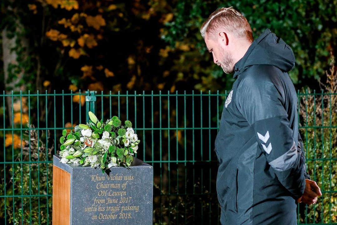 カスパー・シュマイケルのインスタグラム：「Paying my respects to the Boss in Leuven 💙」