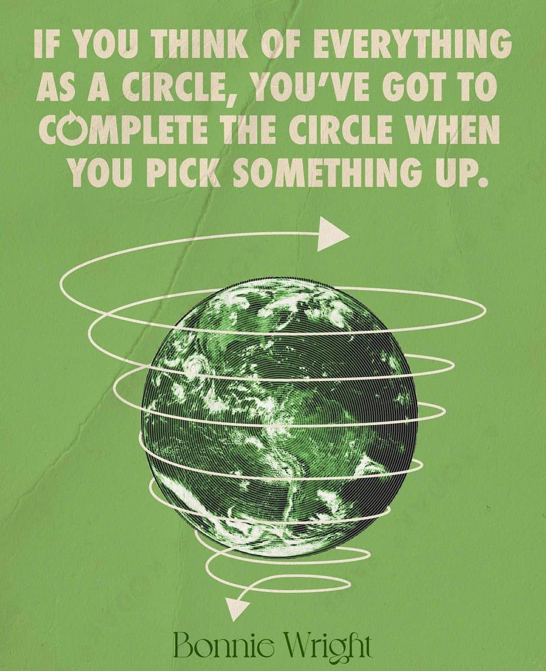 のインスタグラム：「a little sound bite from my podcast with @soundfoodspace created by @nitsacitrine 🌏what🌎goes🌍around🌏comes🌍around🌎 i linked the podcast episode in my stories」