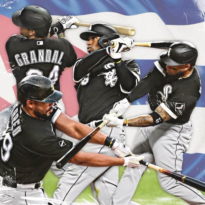 シカゴ・ホワイトソックスのインスタグラム：「August 1, 2020: Luis Robert, Yoán Moncada, José Abreu and Yasmani Grandal became the first Cuban-born players in MLB history to hit 1-4 in the starting lineup.  They combined to go 11-22 with four RBI and seven runs scored.」
