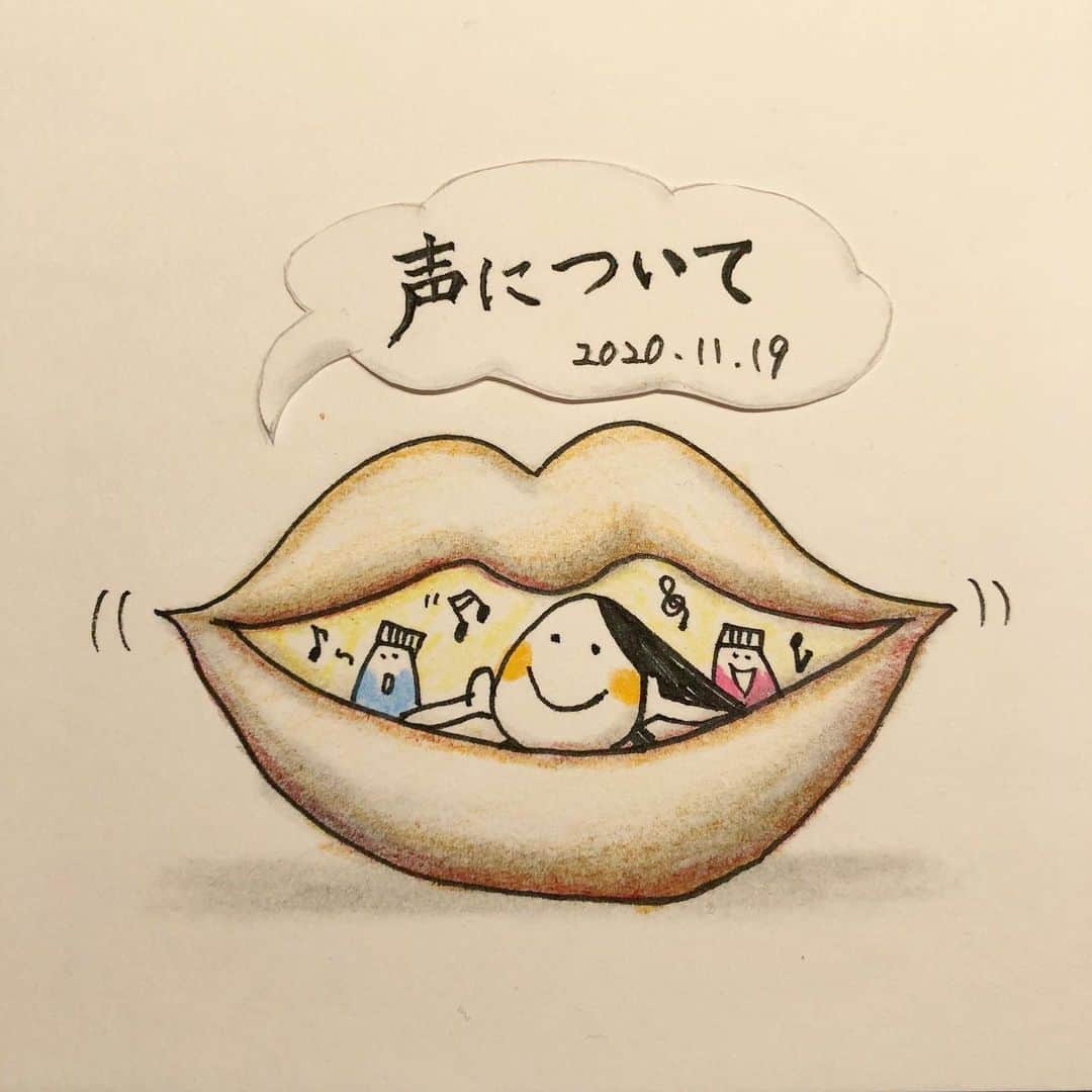 榊山敬代のインスタグラム：「🎤…  . YouTubeをUPしましたの巻  第三話は    声 の可能性と YouTubeの未来へ込めた   声にまつわる おはなしです　  YouTubeサイトはプロフィールにリンクしている @sakakiyamatakayo からご視聴いただけます👀  . . . . #声 #voice #未来  #人生 #人生一度きり #命 #まぶしい #happy #はじめまして #よろしくお願いします #最高 #声 #癒し #リラックス #relux #らくがき #日本画家 の #ラクガキ #art #ペン画 #pen #sarasa #anime #キャラクター #artist #らくがき_sakakiyamatakayo #sakakiyamatakayo_rakugaki」