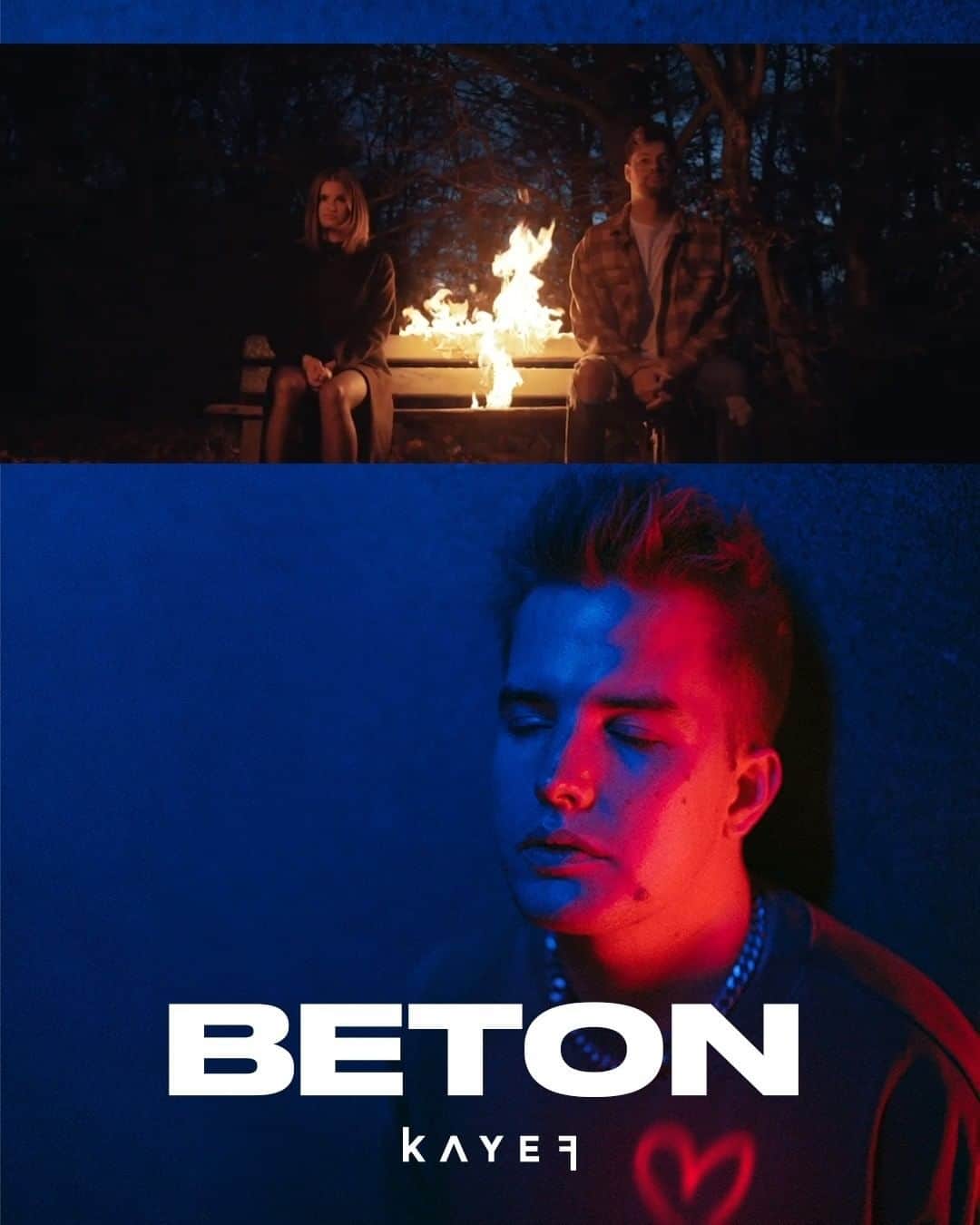 Kayefのインスタグラム：「🔥 OUT NOW 🔥 Meine neue Single #BETON ist jetzt überall am Start! Hört rein, packt den Song in eure Story und checkt das Musikvideo :) Link in der Bio! Danke für euren Support ❤️」