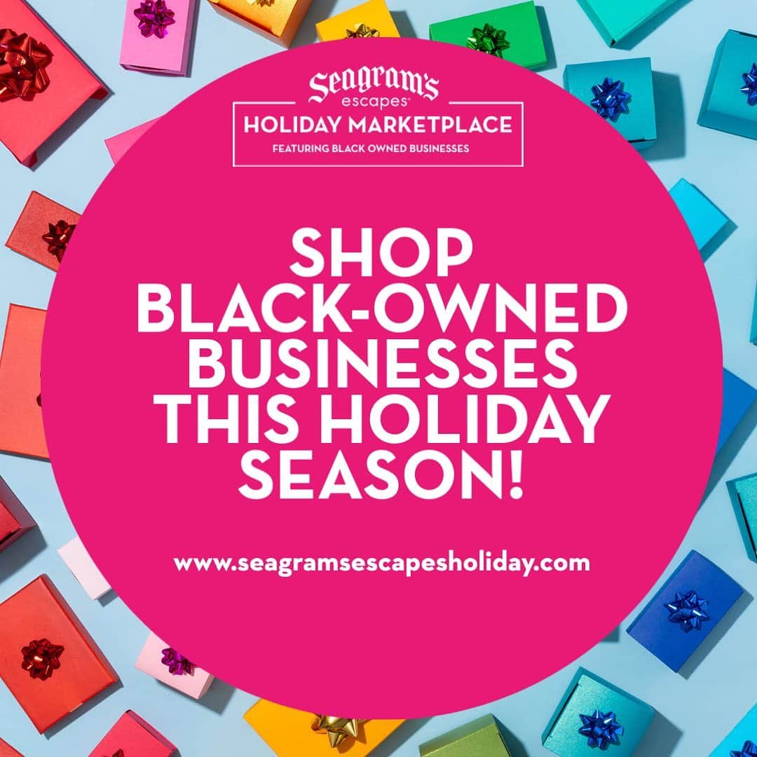 エヴァ・マルセルさんのインスタグラム写真 - (エヴァ・マルセルInstagram)「I’ve teamed up with @seagramsescapes and @cynthiabailey to create the first ever Seagram’s Escapes Holiday Marketplace featuring Black-Owned Businesses! Now through December 31, 2020, you’ll be able to shop nearly 2,000 black-owned businesses! 🛍 #SEHolidayMarket #seagramsescapes」11月20日 8時01分 - evamarcille