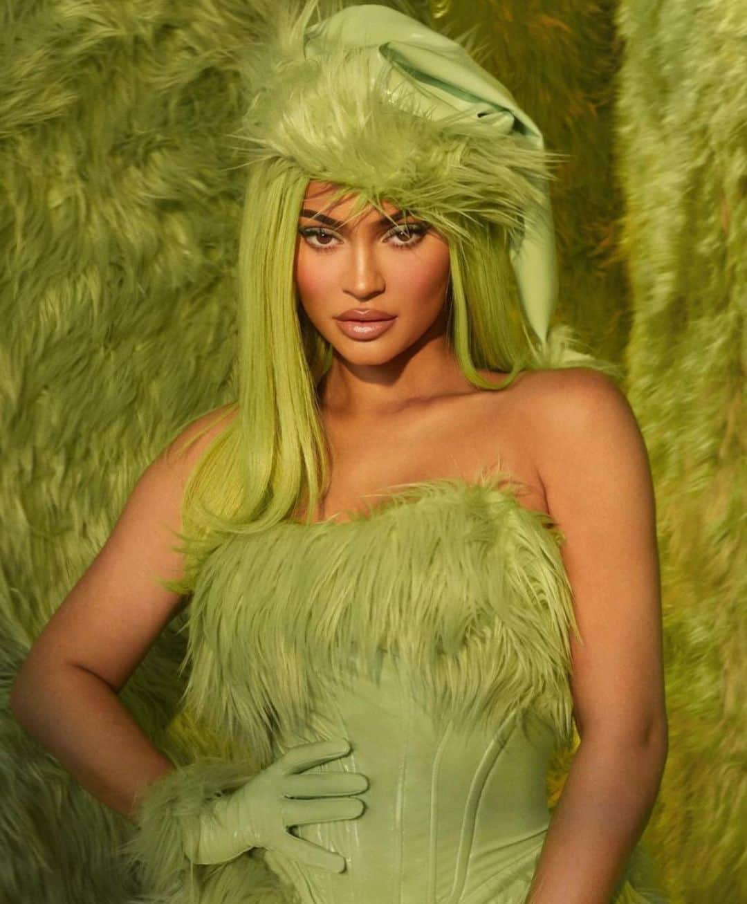 クリス・ジェンナーさんのインスタグラム写真 - (クリス・ジェンナーInstagram)「KYLIE AND THE GRINCH IS LIVE!!!! Hurry and shop this limited edition collection before it’s too late! 🌟 Only on KYLIECOSMETICS.COM #KYLIEXGRINCH @kyliejenner @kyliecosmetics」11月20日 8時06分 - krisjenner