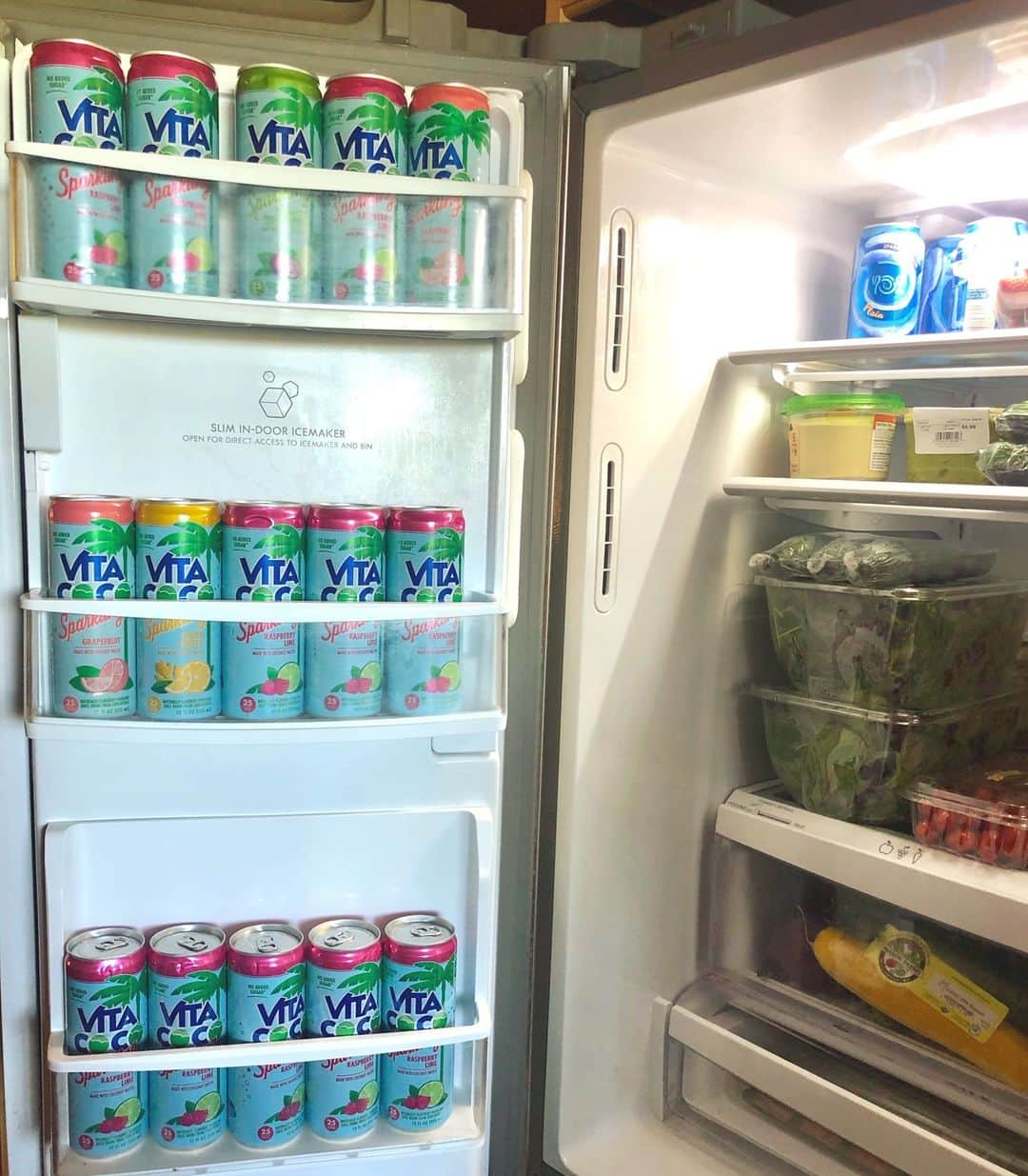 Vita Coco Coconut Waterのインスタグラム：「Everything the (refrigerator) light touches is ours (to drink)」