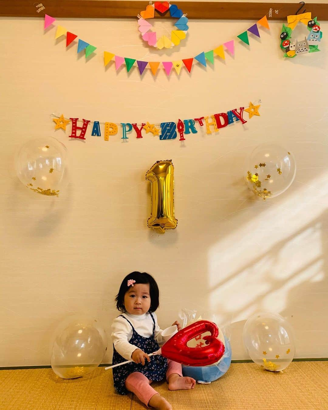 横山愛子さんのインスタグラム写真 - (横山愛子Instagram)「次女ちゃん1歳の誕生日を迎えました☺️ 本当に目まぐるしくて、あっという間の1年❗️❗️ふにゃふにゃだった赤ちゃんが、もう歩いてお話して(*´◒`*)成長が早くてビックリです😃 喧嘩もするけど、基本仲良し姉妹❤️ これからもスクスク育ってね！  そして次女ちゃんの顔出しですが、 長女の時と同じく1歳までとさせて頂きます🙏🙏 なので今後は、二人共スタンプや更新が減ってしまうと思います。 申し訳ありませんがよろしくお願い致します。 #2歳9ヶ月#1歳誕生日 #2歳差育児＃プレママ#こどものいる暮らし」11月20日 8時37分 - aiaiko8