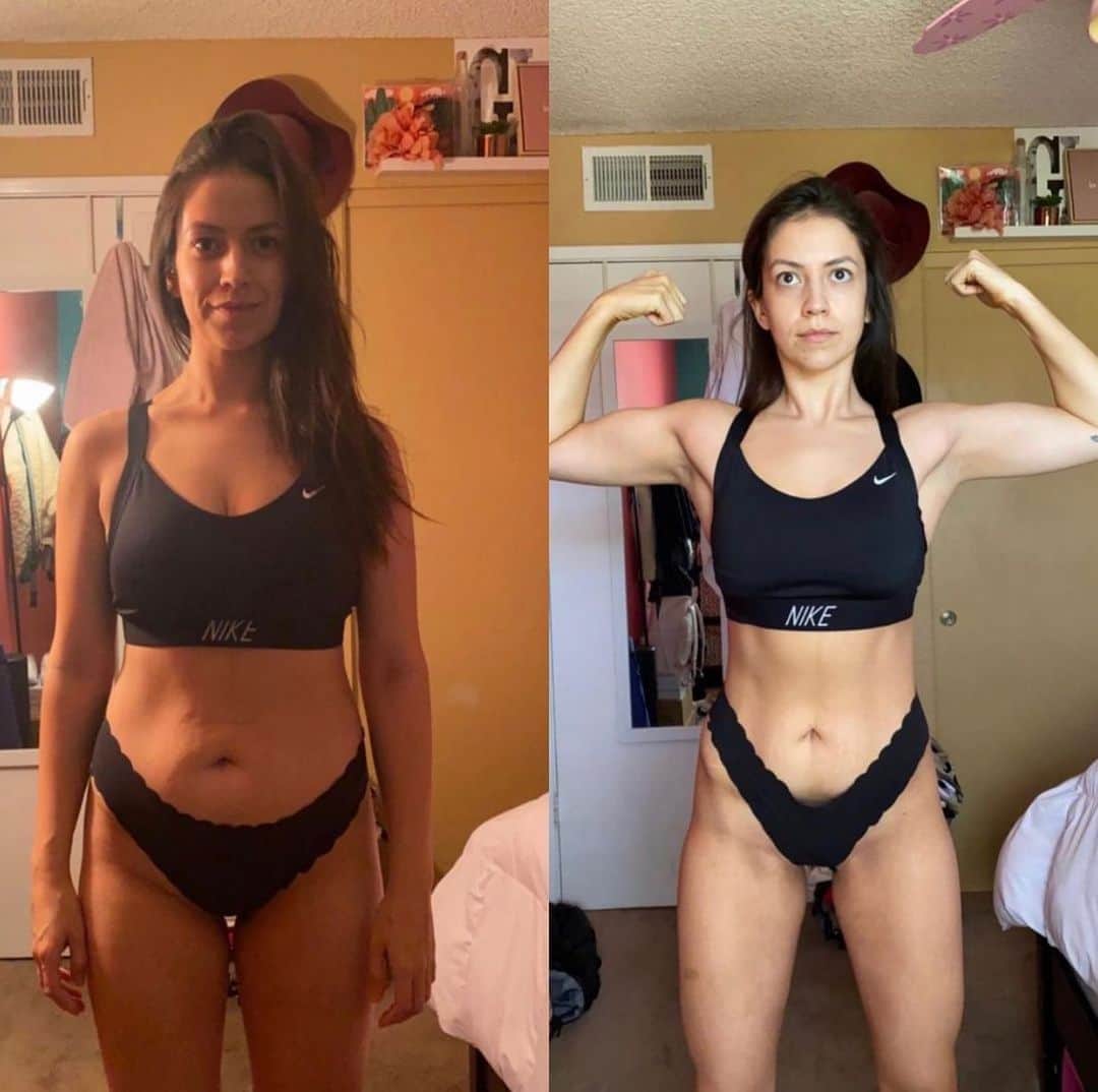 Jessica Arevaloのインスタグラム：「THE TOP 3 IN ORDER FOR THE 6 WEEK FALL CHALLENGE! - - This was so hard to choose the top 3 because everyone did so well!🙏🏼😭 Everyone that participated in this challenge know that I’m so proud of every single one of you! I wish I could choose all of you for top 3! - - 1st, 2nd & 3rd place will all receive $1000 - 1. Maria Alina Arey Start: 134.4lbs End: 130lbs Total loss: 4.4lbs - 2. Kayla Shaffer Start: 141.8lbs End: 131.8lbs Total loss: 10lbs - 3. Kristi Deneiko Start: 131lbs End: 131lbs Total loss: 0lbs, Tons of muscle gained!  - The next 6 week challenge will be announced soon! So if you are up for a challenge want to lose weight, gain muscle or get that bikini body this will be your chance! - Also this 6 Week Fall Challenge is still available for $99USD with 6 weeks of coaching and adjustments! Please visit link in bio or send me a DM for any questions!」
