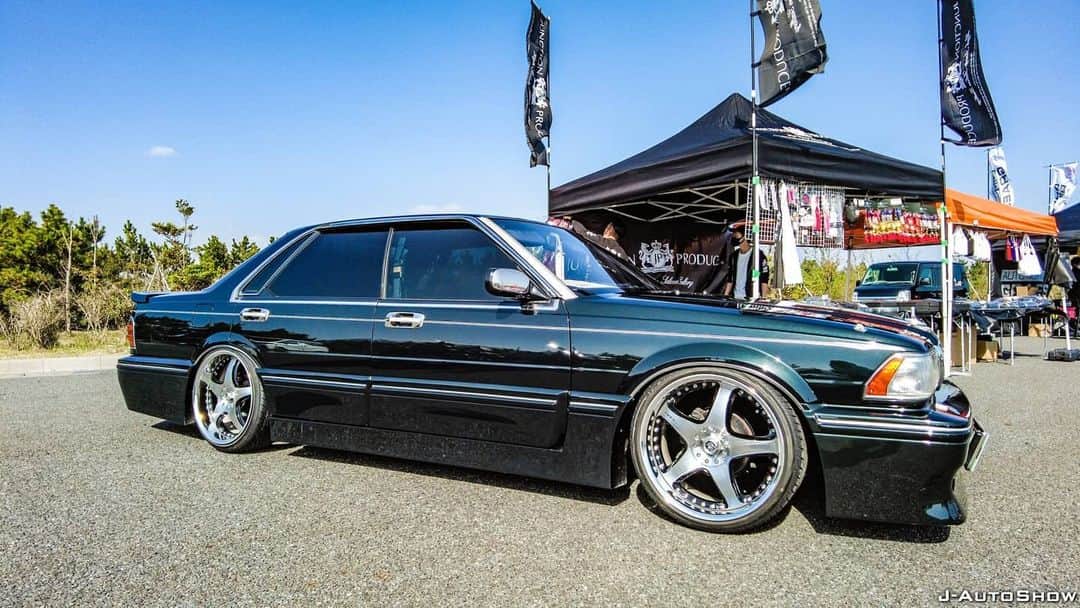 のインスタグラム：「#stancenation #stancenationyamaguchi #stancenationjapan #スタンスネーション #スタンスネーション山口 #ジャンクションプロデュース #JunctionProduce #y31セドリック #y31 #nissany31 #セドリック #cedric #nissan #jdm #vipcar #vipstyle #vipセダン」
