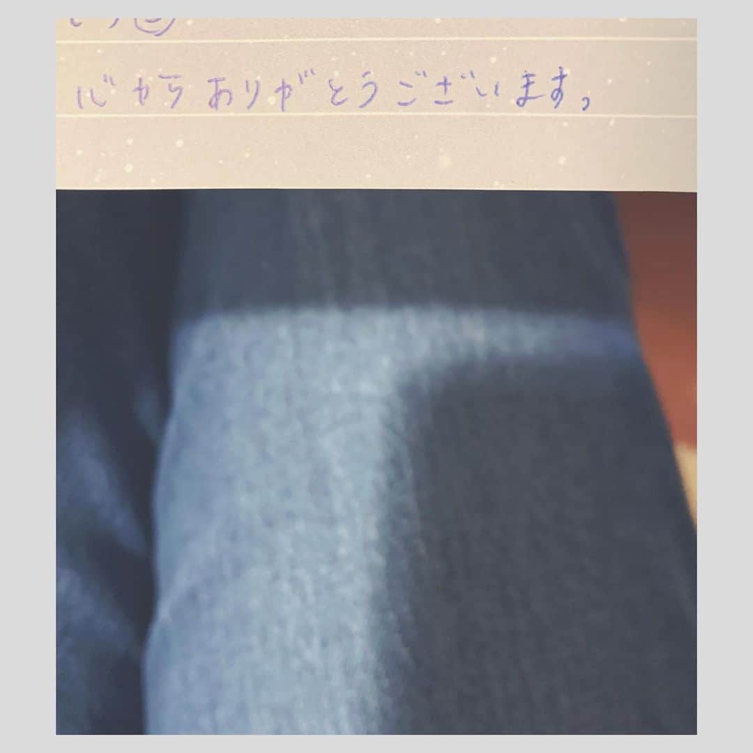 のインスタグラム：「胸が熱くなりました。  こちらこそありがとう。」
