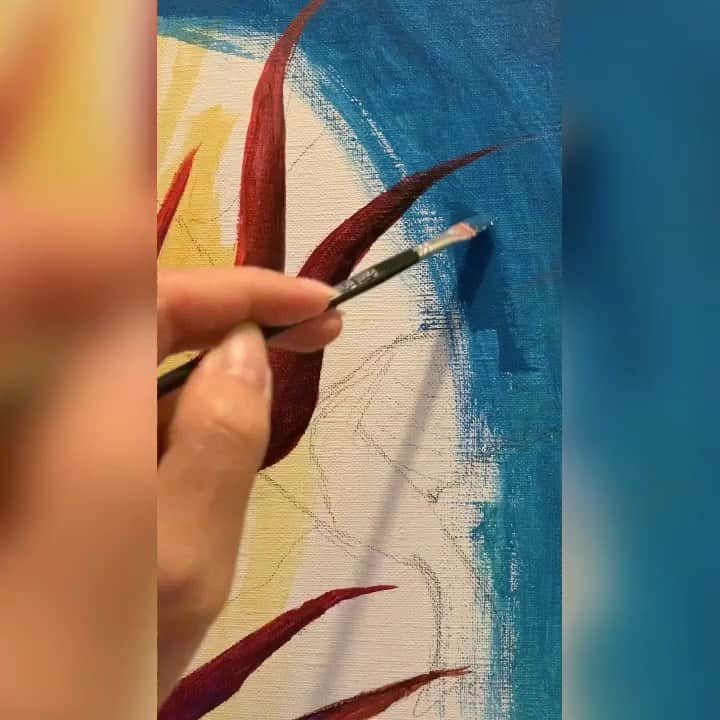 滴草由実のインスタグラム：「【NEWS】 “Art With Me”  you can watch the live streaming of  Yumi painting the work which will be placed on the concert next day!  It will be streamed on November 27,2020.  Watch the streaming from YouTube or on Shizukusa’s instagram!  #Art #Atelier #Artwithme」