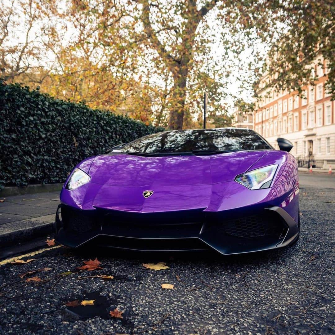 CarsWithoutLimitsさんのインスタグラム写真 - (CarsWithoutLimitsInstagram)「50th Anniversary Lamborghini Aventador in Viola Parsifae ☮️ Photo @tfjj   #carswithoutlimits #lamborghini」11月20日 12時45分 - carswithoutlimits